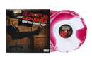 Vinyl record for Celph Titled & Buckwild with a colorful design and Celph Titled sitting on boxes on the cover.