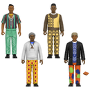 Phife, Q-Tip, Ali and Jarobi Action figures dressed in wardrobe inspired by I left My wallet in El Segundo video 