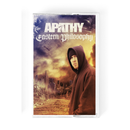 Album cover with a person in a hoodie and 'Apathy Eastern Philosophy' text against a cityscape background.