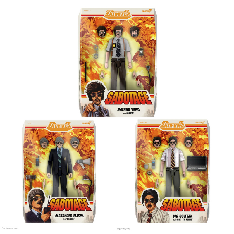 Sabotage Ultimates (3x7" Figure Bundle)