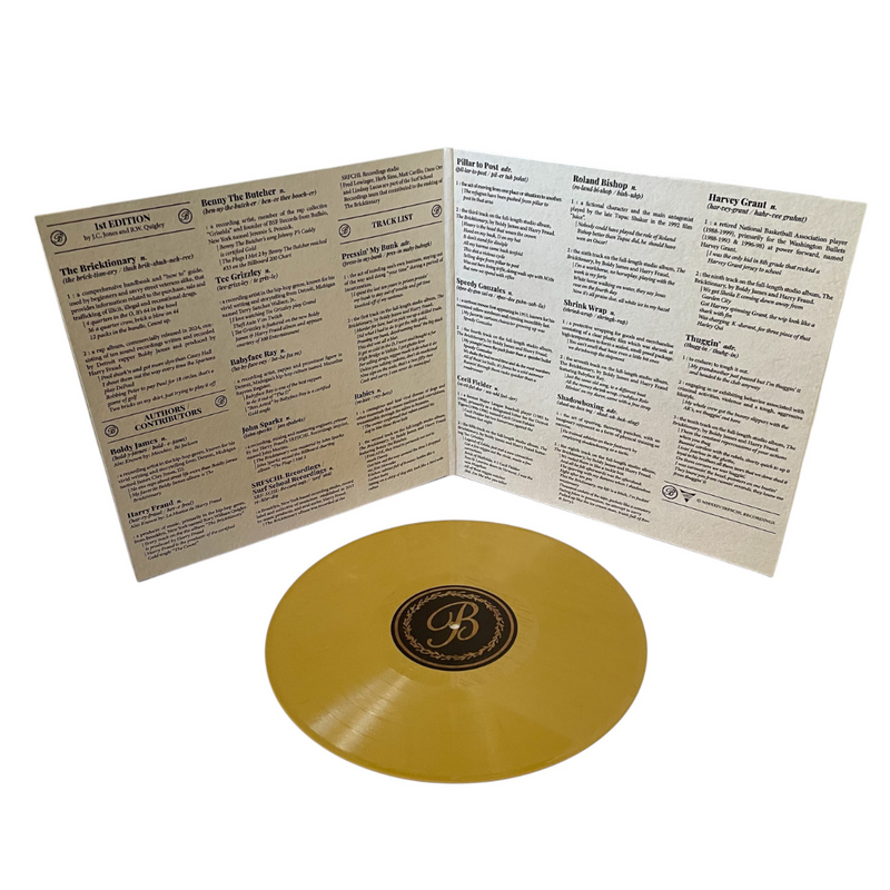 The Bricktionary (Marbled Gold Colored LP)