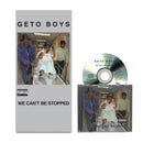 Geto Boys 'We Can't Be Stopped' album with cover and CD on a white background