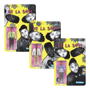 Three action figure packages featuring De La Soul members on a white background