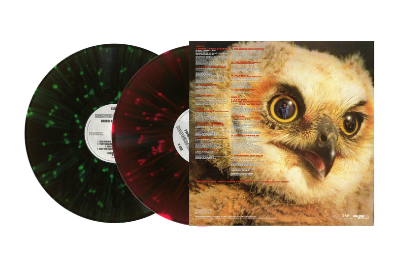 Nocturnal (Midnight Glass with Infrared & Neon Green Splatter Colored 2xLP)