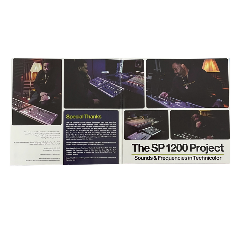 The SP 1200 Project 2: Sounds & Frequencies In Technicolor (Ghostly Colored 2xLP w/OBI)