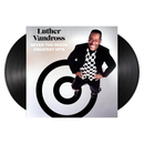 Vinyl record set feating Luther Vandross in a checkered suit on the cover