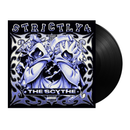 Vinyl record with cover featuring artistic design and text 'Strictly 4 The Scythe' on a white background