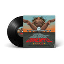 A vinyl record labeled CRIMEAPPLE YDFWC? with album artwork featuring two characters in a casual setting - Back Cover of Album