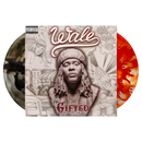 Vinyl record with 'Wale' album cover of The Gifted featuring a stylized portrait and cityscape.