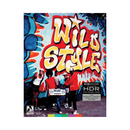 Colorful 'Wild Style' 4K video cover with graffiti-style text and a group of people holding a boombox.