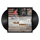 Vinyl record with 'The Beautiful Struggle' by Talib Kweli on a white background