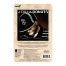 Product packaging for J Dilla's 'Donuts' album with a photo of the artist on a beige background.
