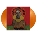 Orange Vinyl record with a stylized cover featuring a woman with large earrings and text To Whom This May Concern on a red background