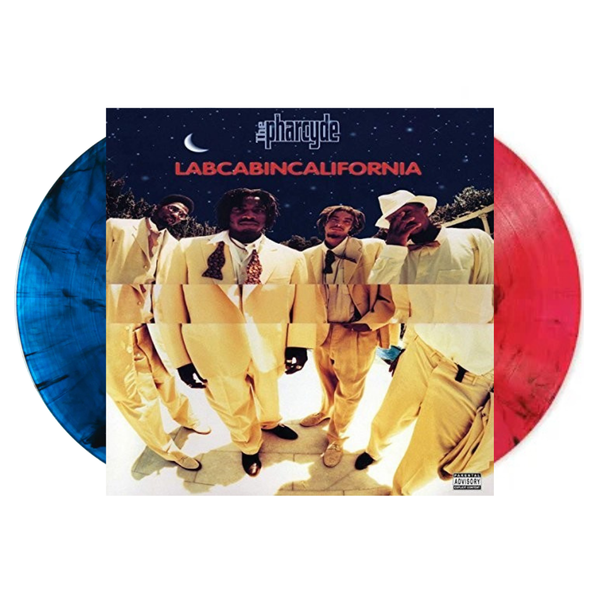 The Pharcyde Labcabincalifornia cover with red and blue records showing 
