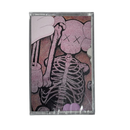 Clipse Cassette tape with a skeleton design on a white background
