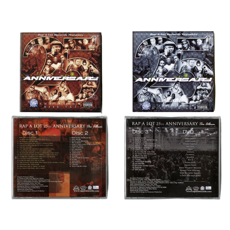 Rap-A-Lot 25th Anniversary Box (3xCD+DVD+T-Shirt)