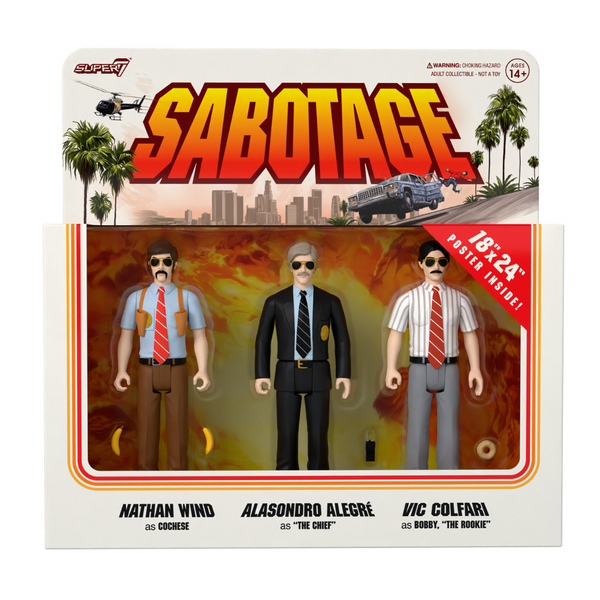 Sabotage ReAction Set (3x3.75" Figures)