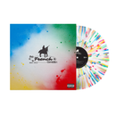 Vinyl record with colorful splatter design and cover featuring 'The French Connection' logo.