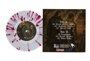 Vinyl record with a colorful label and cover featuring artistic design.