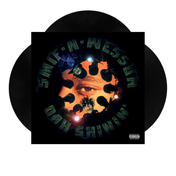 Cover of Smif N Wessun Dah Shinin with group members in a circle around an eye 
