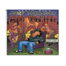 Album cover for Snoop Dogg's 'Greatest Hits' featuring cartoon characters and a parental advisory label.