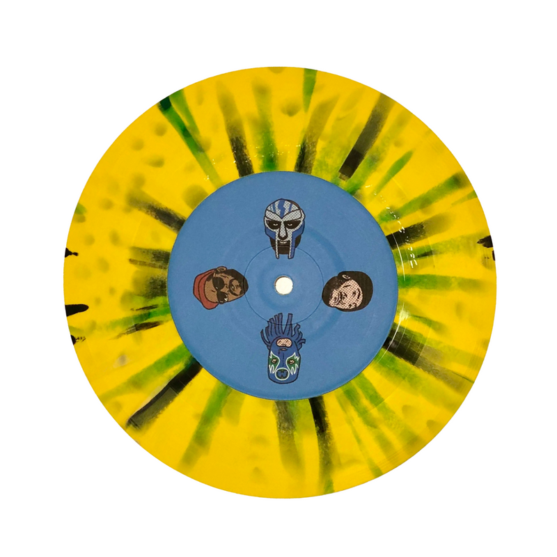 Super-Villain Team Up (Yellow Splatter 7" + Magnet)