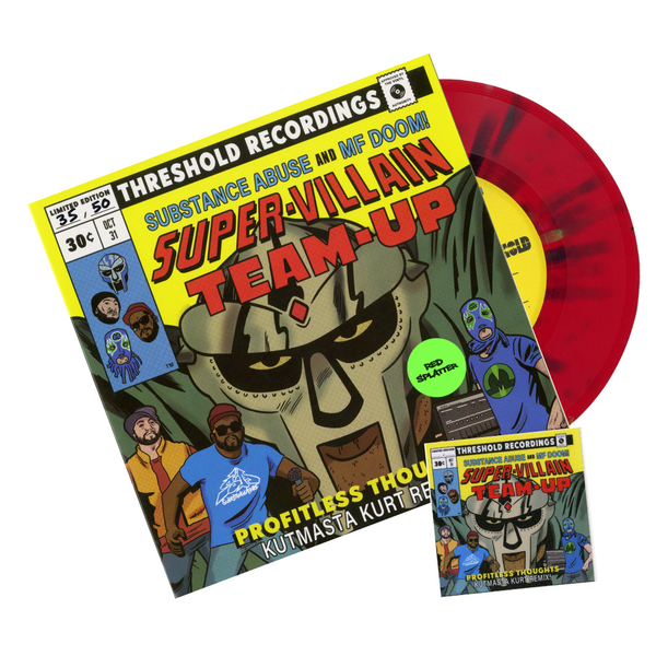 Super-Villain Team Up (Red Splatter 7" + Sticker)