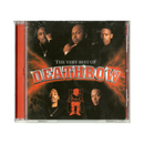 CD cover of 'The Very Best of Deathrow' featuring five individuals with a dark background and red accents.